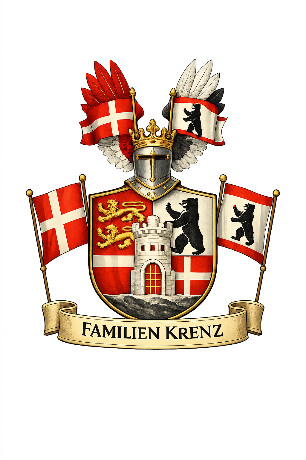 Familien Krenz' våbenskjold